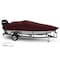Eevelle Silvercloud Boat Cover V HULL Fshng Side Console, Narrow Series Inboard 15' 6in. L 76in. W Burgundy SCVFSC1576-BRG - alternate 1